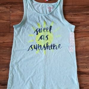 Girl's graphic tank top